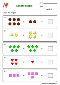 Picture Addition Worksheets