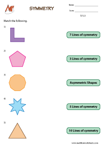 symmetry worksheets ks3