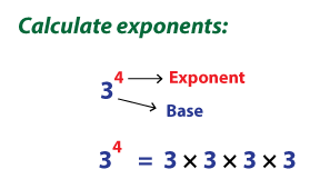 Calculate exponents