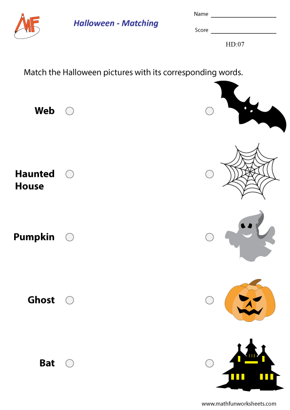 Halloween Worksheets