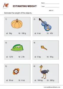 Measurement of Weight
