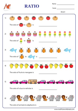 Ratio Worksheets