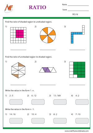 Ratio Worksheets