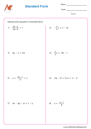 Two Intercept Form
