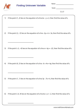Two Intercept Form