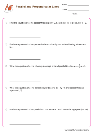 Two Intercept Form