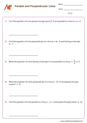 Two Intercept Form