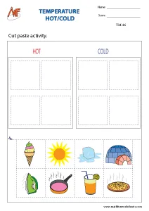 Temperature Worksheets