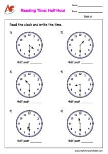 Time Worksheets