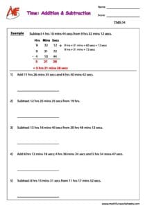 Time Worksheets