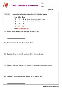 Time Worksheets