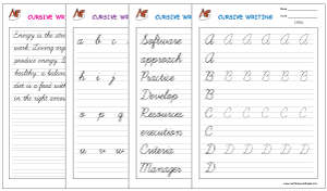Cursive Writing