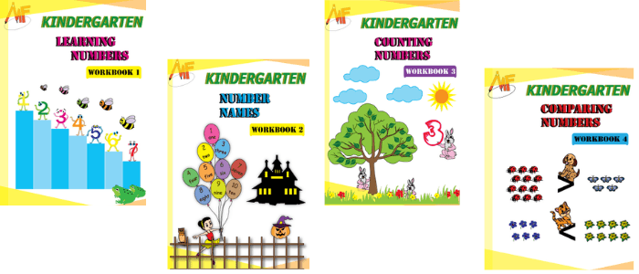 Kindergarten Numbers Workbooks
