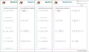 Two Intercept Form
