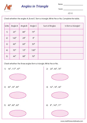 Angles in Triangles