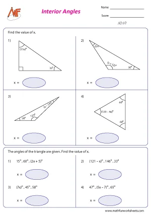 Angles in Triangles