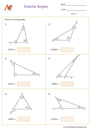 Angles in Triangles