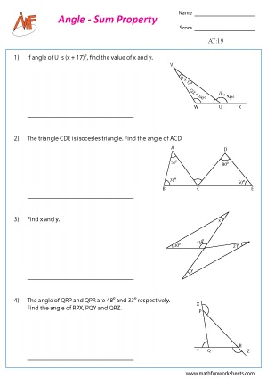 Angles in Triangles