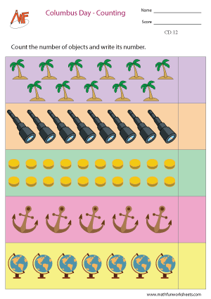 Columbus Day Worksheets