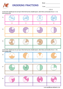 Comparing and Ordering Fractions