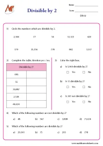 Divisibility Rules