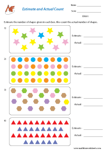 Estimation Worksheets