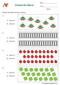 Estimation Worksheets