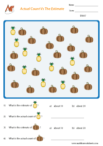 Estimation Worksheets