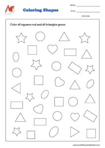 2D Shapes Worksheets
