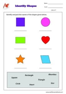 2D Shapes Worksheets