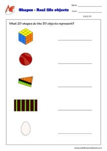 2D Shapes Worksheets