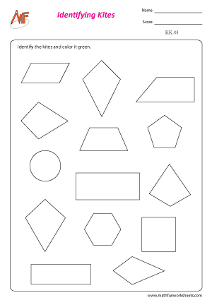 Kite Worksheets