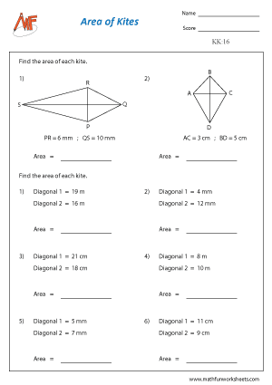 Kite Worksheets