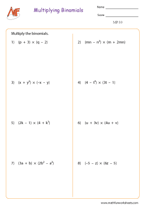 Multiplying Polynomials