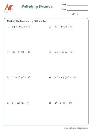 Multiplying Polynomials