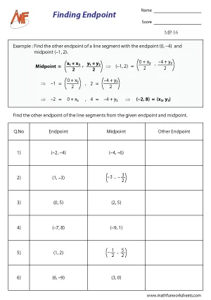Midpoint Formula