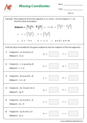 Midpoint Formula