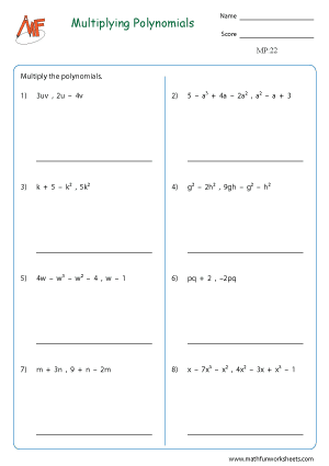 Multiplying Polynomials