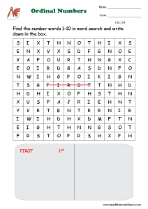 Cardinal & Ordinal Numbers