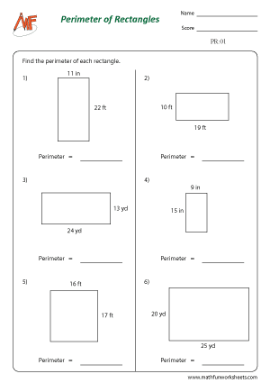 Perimeter of Rectangles