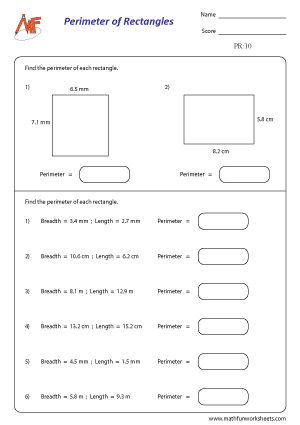 Perimeter of Rectangles