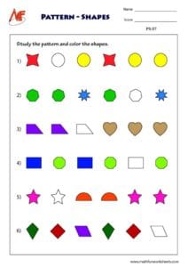 Pattern Worksheets