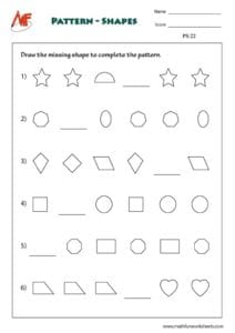 Pattern Worksheets