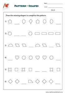 Pattern Worksheets