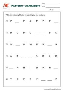 Pattern Worksheets
