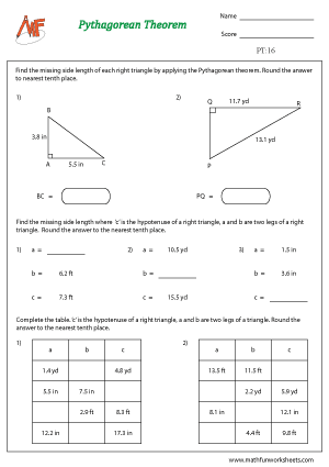 Pythagorean Triples