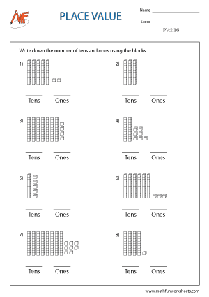 Place Value Worksheets