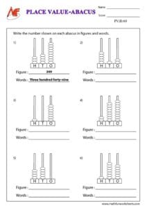3-Digit Place Value Worksheets