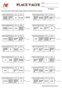 4 Digit Place Value Worksheets