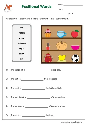 Position Worksheets